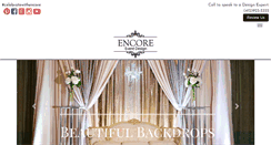 Desktop Screenshot of encoreeventdesign.com